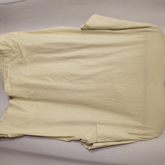 Lands' End Tops Yellow Pleated Shirt Poshmark